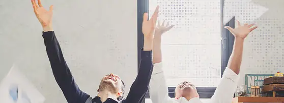 man working in office